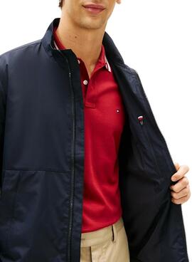 Cazadora Tommy Hilfiger Branded azul marino para hombre