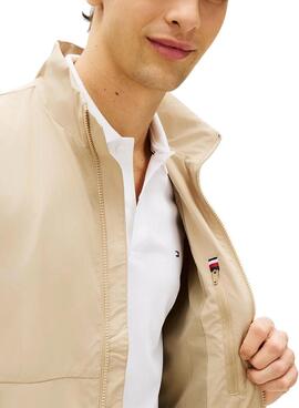 Cazadora Tommy Hilfiger Branded beige para hombre