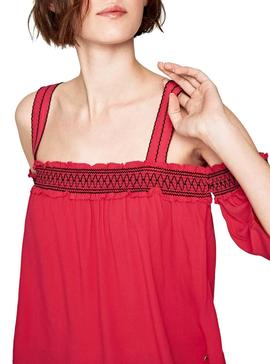 Top Pepe Jeans Stacey Rosa Fucsia Mujer