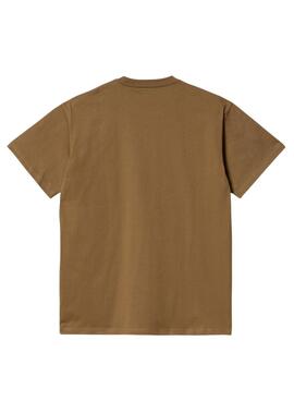 Camiseta Carhartt Chase marrón para hombre