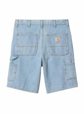 Bermudas Carhartt Single Knee carpenter denim claro para hombre