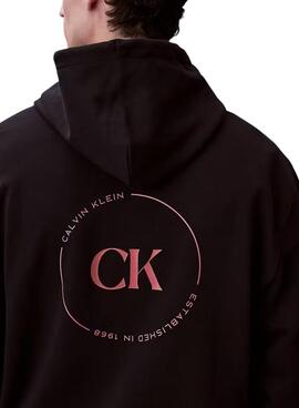 Sudadera Calvin Klein Jeans Circle negro para hombre