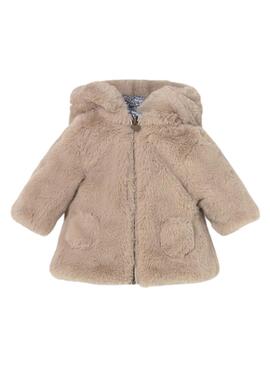 Chaquetón reverisble Mayoral animal print azul para bebé