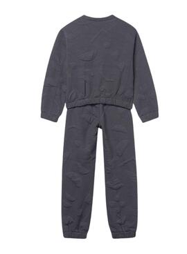 Chándal Mayoral acolchado gris para niña