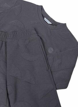 Chándal Mayoral acolchado gris para niña