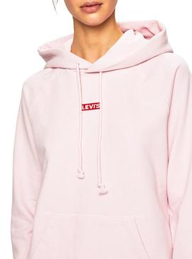 Sudadera Levis Graphic sport Rosa