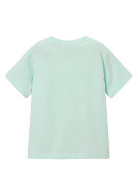 Camiseta Mayoral Vespa turquesa para niño