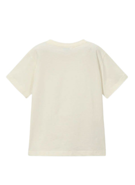 Camiseta Mayoral Robot beige para niño