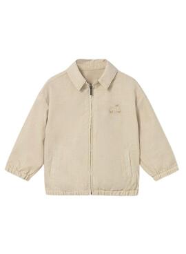 Cazadora Mayoral reversible beige para bebé