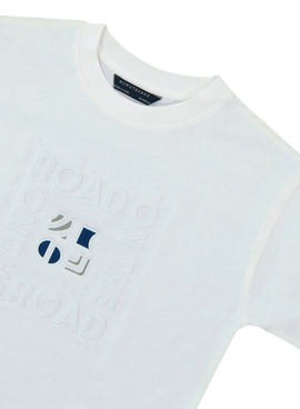 Camiseta Mayoral On The Road blanco para niño