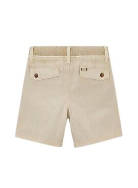 Bermuda Mayoral algodón camel para niño