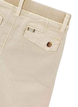 Bermuda Mayoral algodón camel para niño