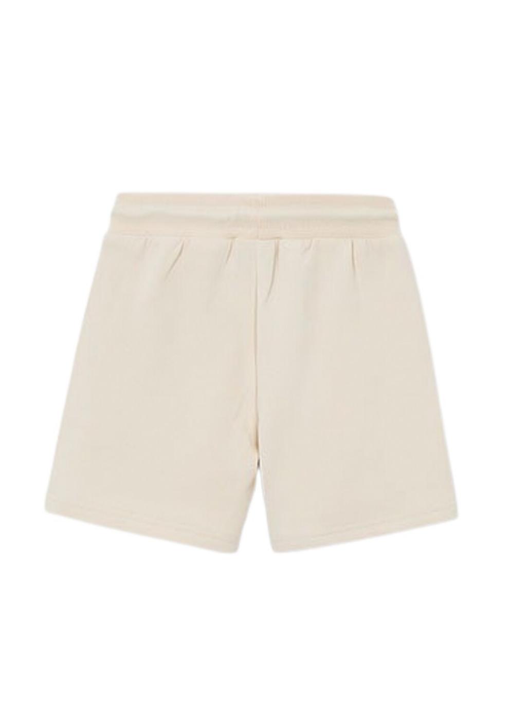 Bermudas Mayoral bolsillos cremallera beige para niño