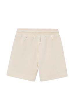 Bermudas Mayoral bolsillos cremallera beige para niño