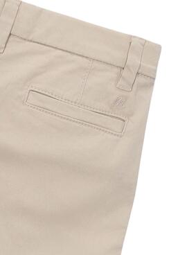 Bermudas Mayoral chino beige para niño