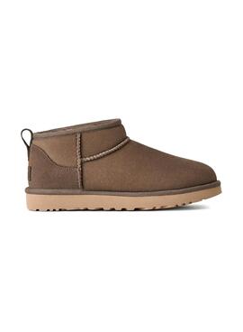 Botas UGG Classic ultra mini marrón para mujer