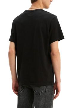 Camiseta Levis Relaxed Negro Hombre