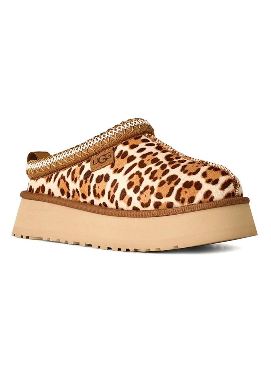 Zuecos UGG Tazz animal print de leopardo para mujer