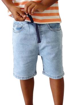 Bermuda vaquera Mayoral jogger azul para niño