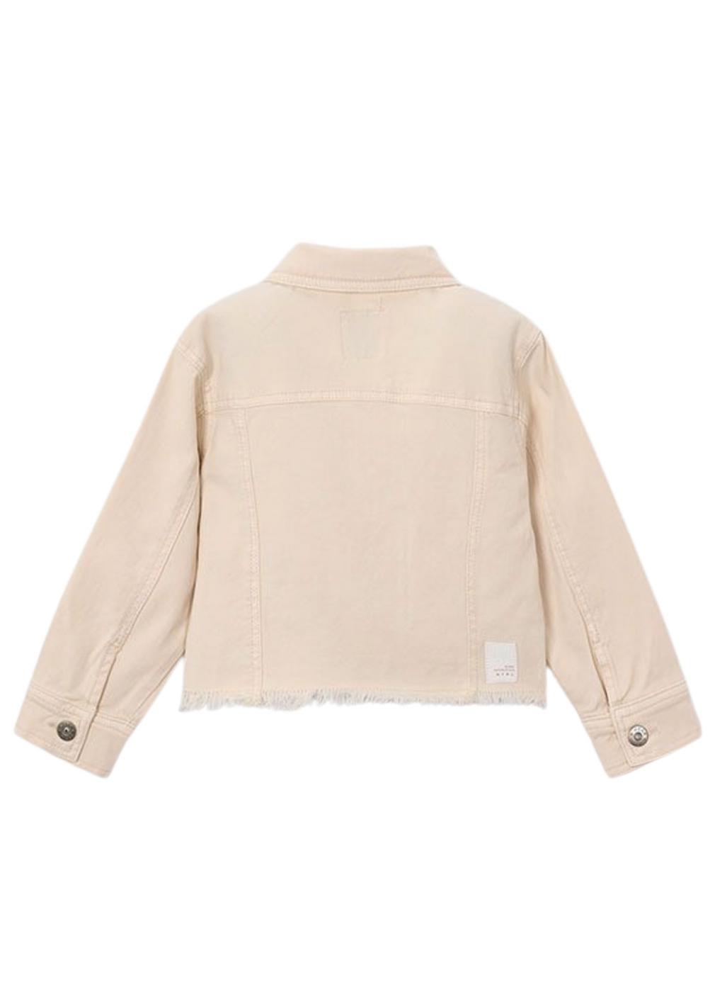 Cazadora Mayoral beige para niña