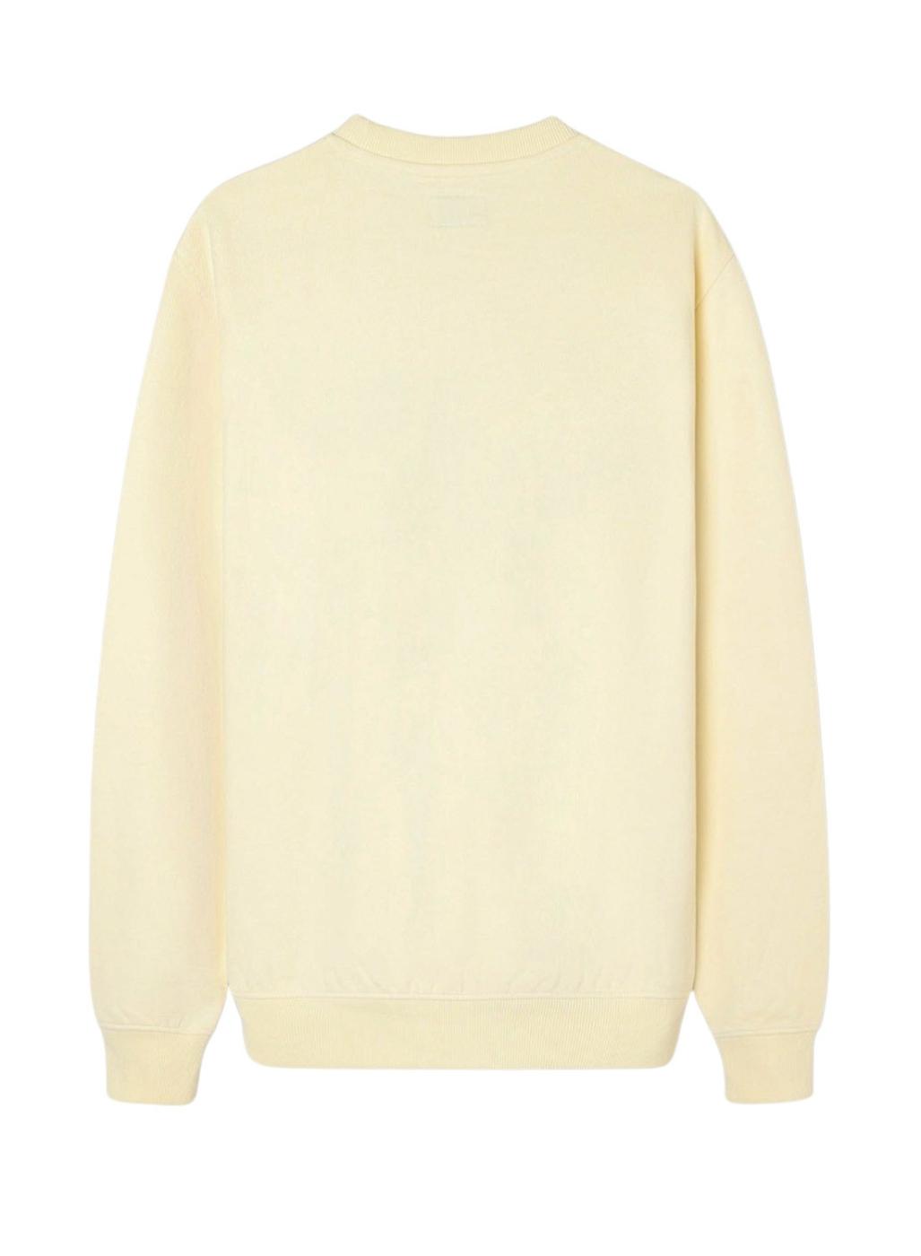 Sudadera Silbon raqueta amarillo para hombre