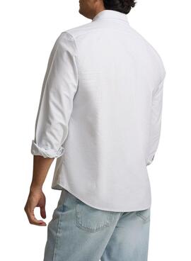 Camisa Silbon oxford rayas azul para hombre