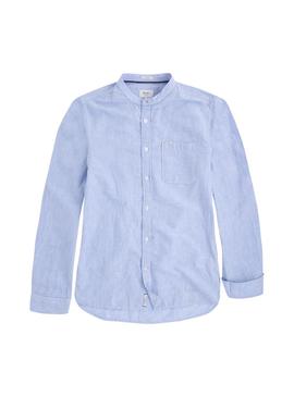 Camisa Pepe Jeans Brent Azul Hombre