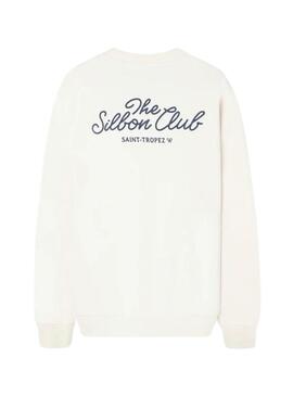 Sudadera Silbon Club Saint Tropez beige para hombre