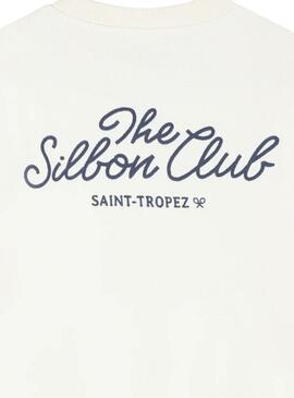 Sudadera Silbon Club Saint Tropez beige para hombre