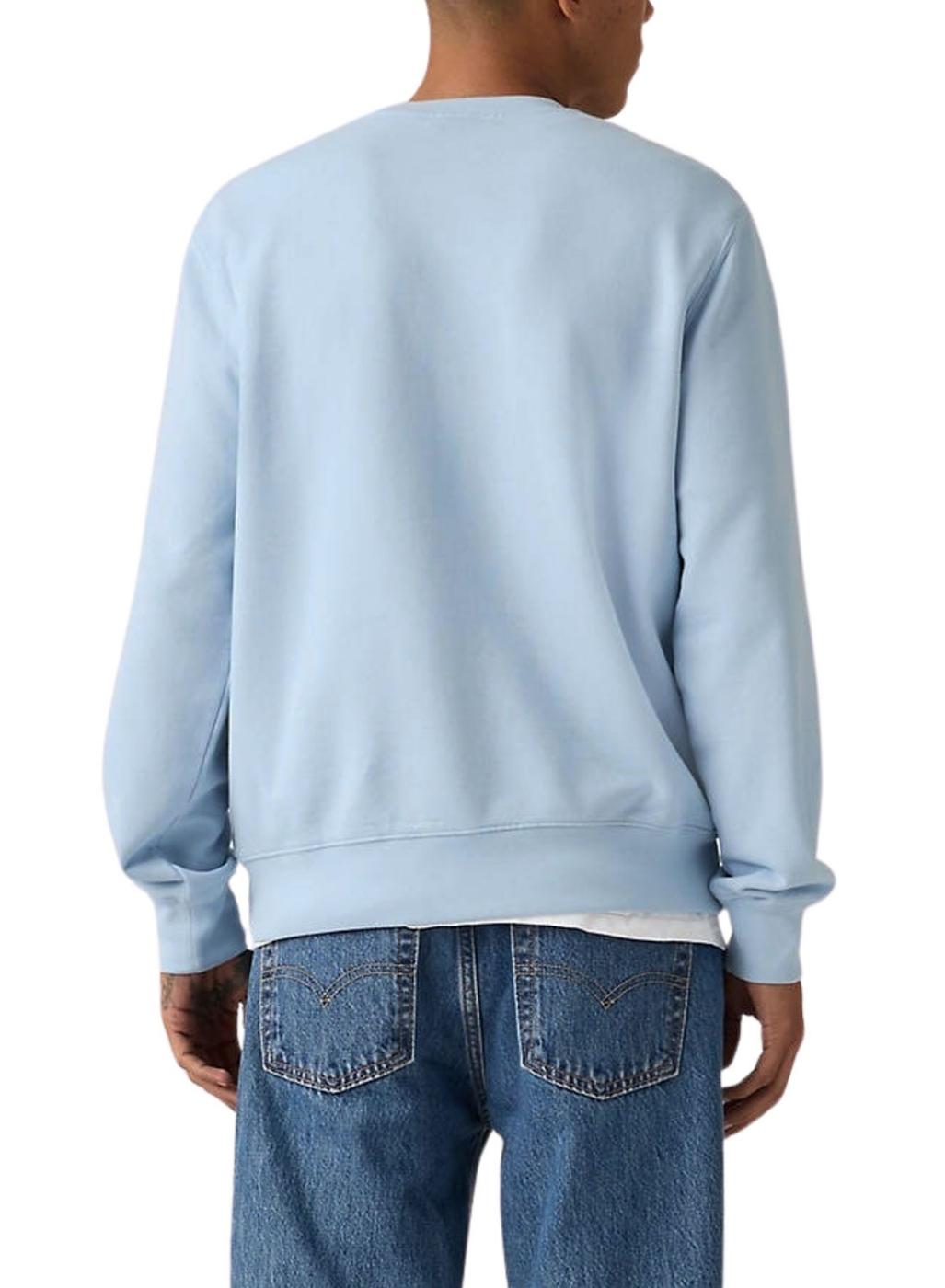 Sudadera Levis básica azul para hombre
