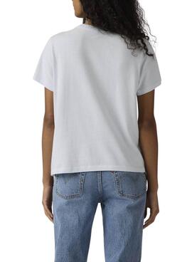Camiseta Levis básica azul para mujer
