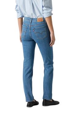 Pantalón vaquero Levis 314 denim claro para mujer