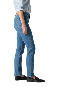 Pantalón vaquero Levis 314 denim claro para mujer
