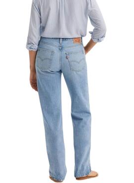 Pantalón vaquero Levis 94 Baggy denim claro para mujer