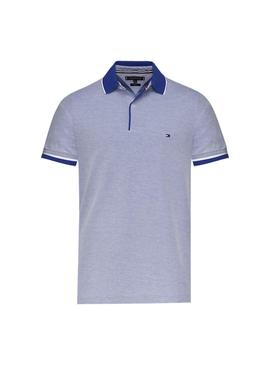 Polo Tommy Hilfiger Oxford Gris Hombre