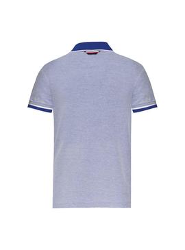 Polo Tommy Hilfiger Oxford Gris Hombre