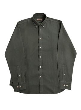 Camisa El Ganso Dyed verde para hombre