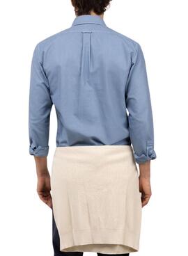 Camisa El Ganso Dyed azul claro para hombre
