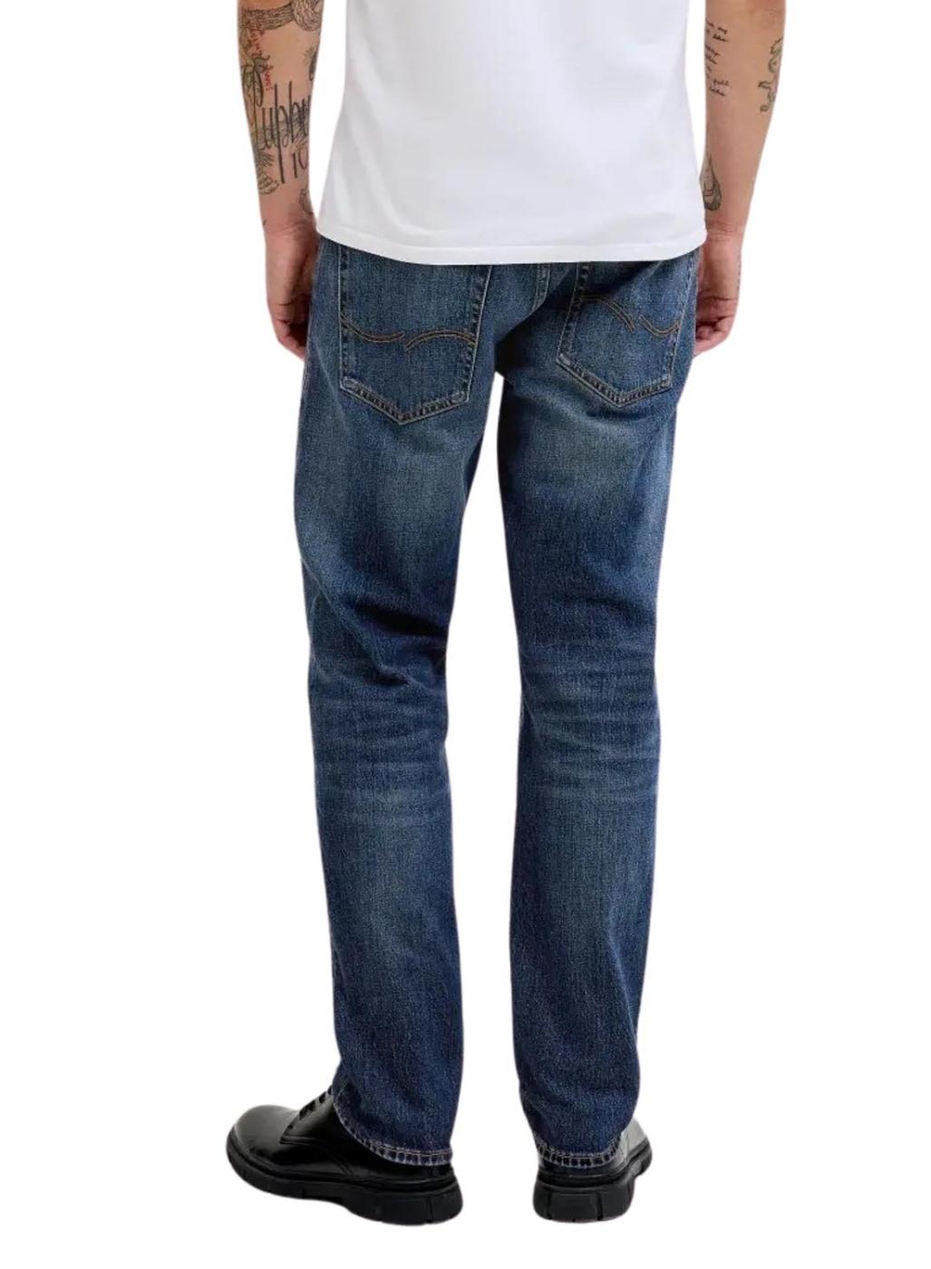 Pantalón vaquero Jack and Jones Mike azul para hombre