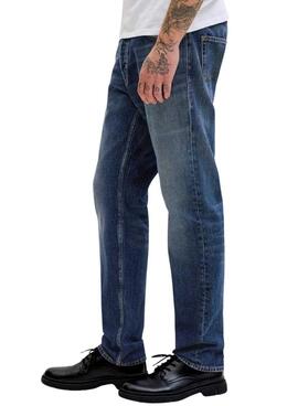 Pantalón vaquero Jack and Jones Mike azul para hombre
