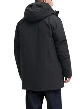 Parka Jack and Jones Wood negro para hombre