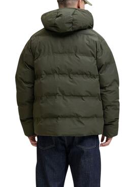 Cazadora acolchada Jack and Jones Soho verde para hombre