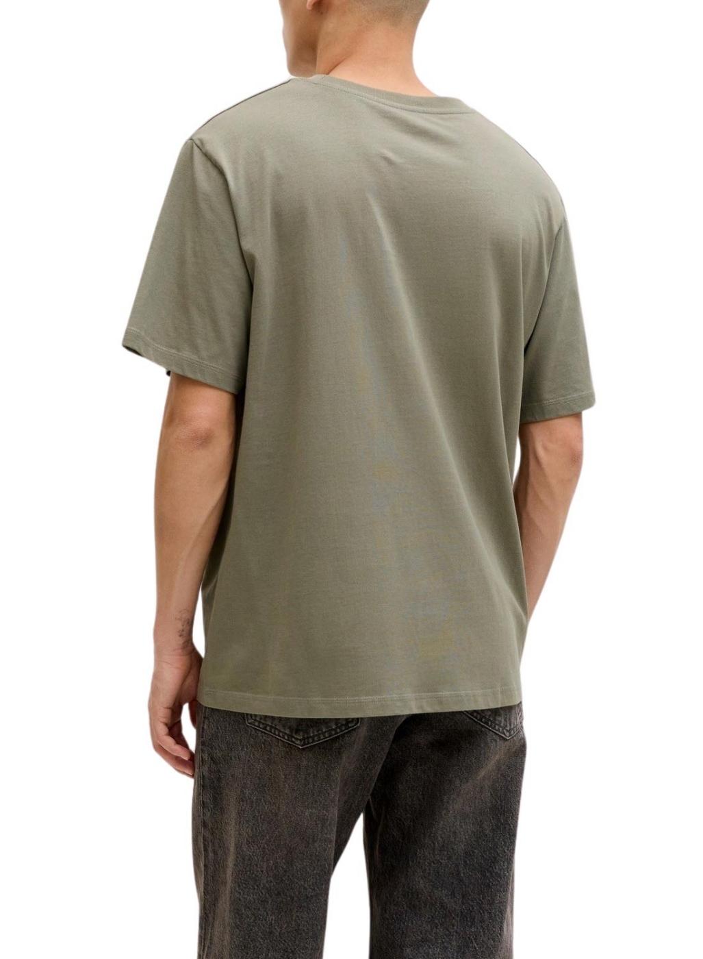 Camiseta Jack and Jones Frank verde para hombre