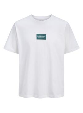 Camiseta Jack and Jones Frank blanco para hombre