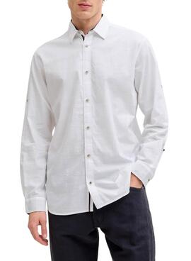 Camisa Jack and Jones Henry blanco para hombre