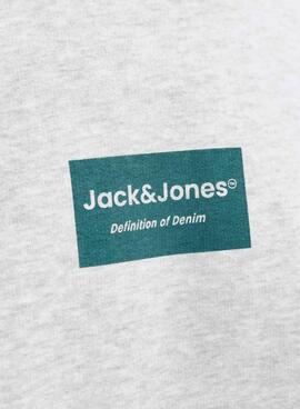 Sudadera Jack and Jones Frank gris para hombre