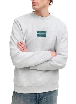 Sudadera Jack and Jones Frank gris para hombre