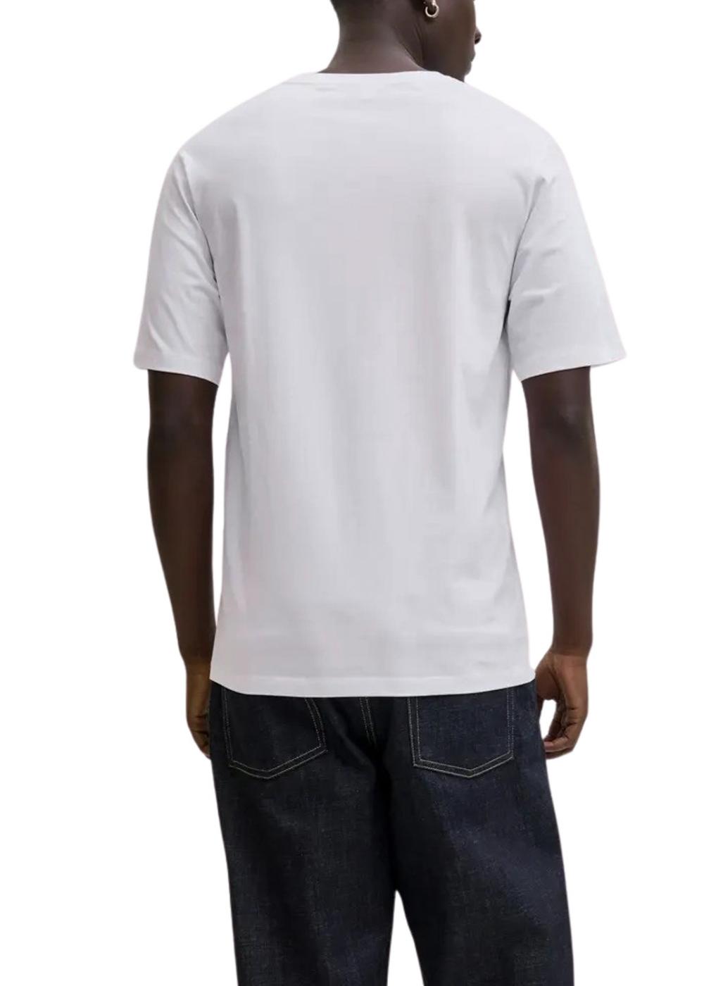 Camiseta Jack and Jones Corp blanco para hombre