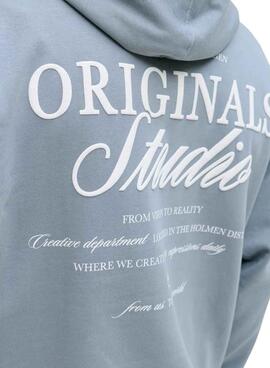 Sudadera Jack and Jones Norrebro azul para hombre