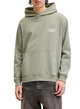 Sudadera Jack and Jones Norrebro verde para hombre